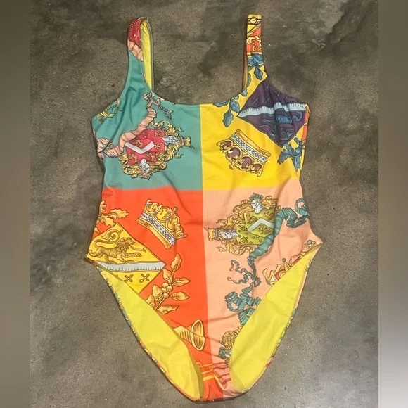 Authentic Versace Royal Rebellion one piece swimsuit or bodysuit - Picture 2 of 10